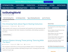 Tablet Screenshot of iceskatingworld.com